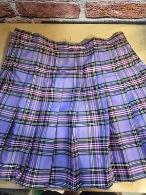 🍍 Plaid Pleated Skorts
